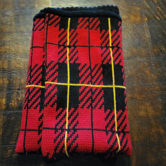XL Vintage red and black plaid pattern vest  by Tally Ho - Picture 8 of 8